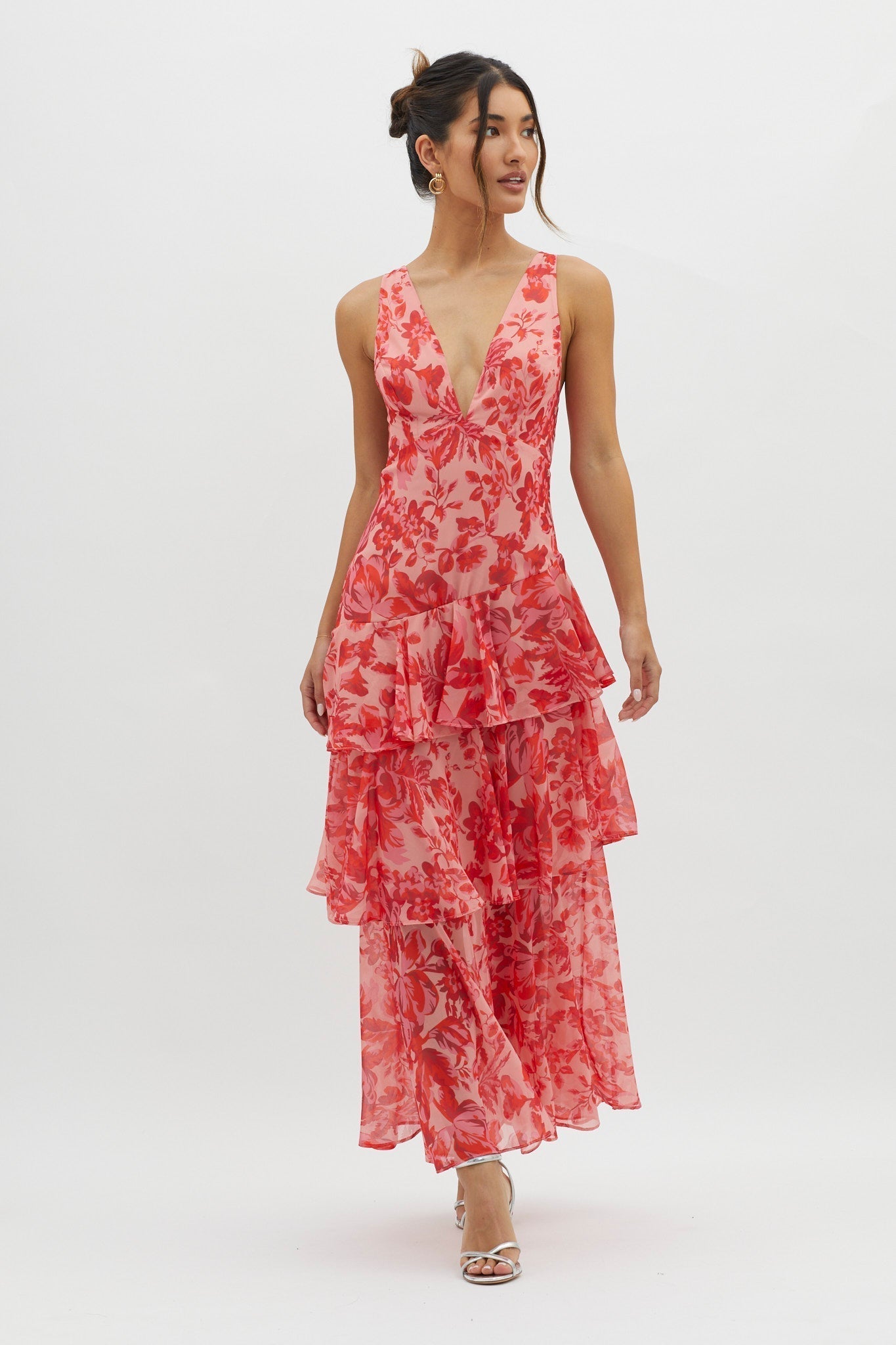 Lisa | Summer Dress Red Bloom™